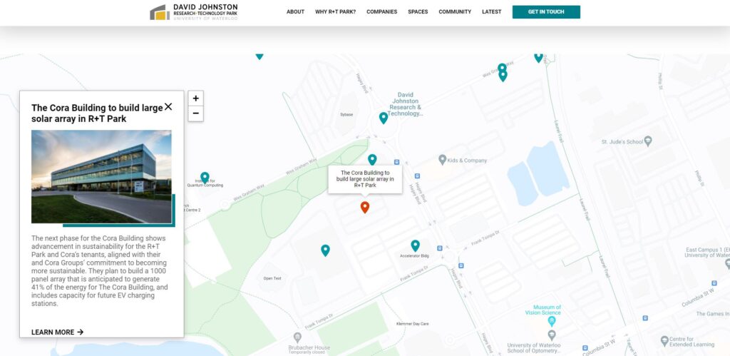 R+T park nteractive map
